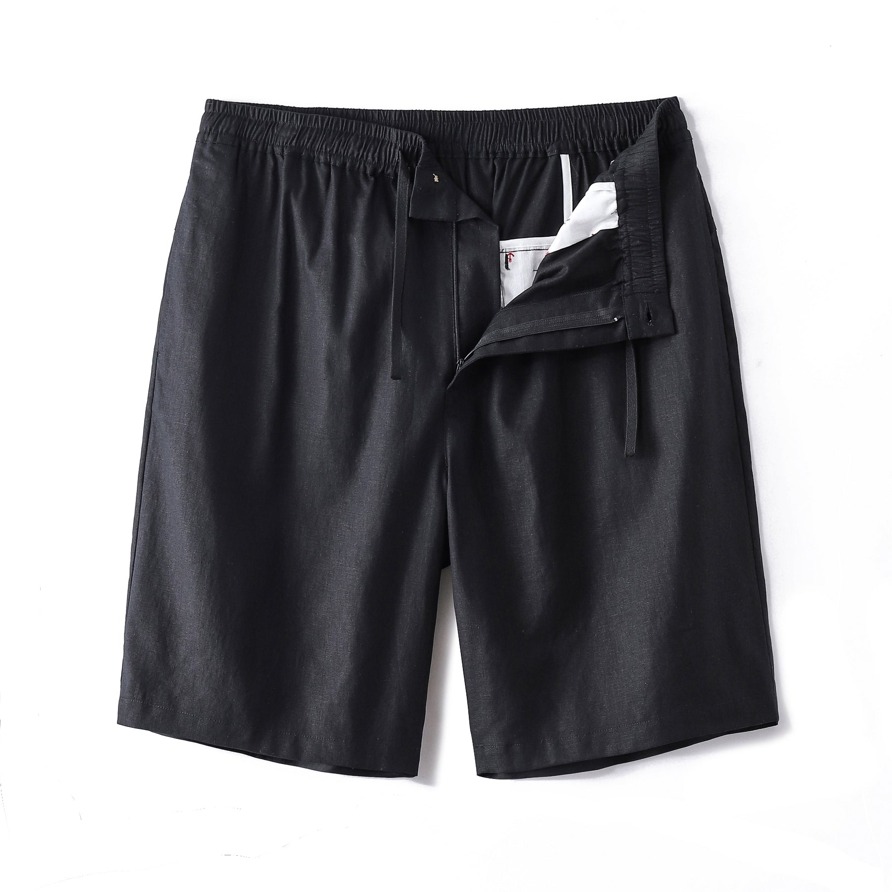 Mid-Rise Straight Bermuda 8-10 Inch Shorts - BLACK Version 1.0